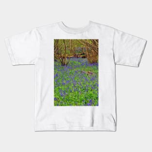 Bluebell Woods Basildon Park Reading UK Kids T-Shirt